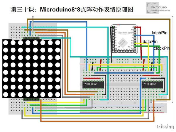 第三十课-Microduino8 8点阵动作表情原理图.jpg